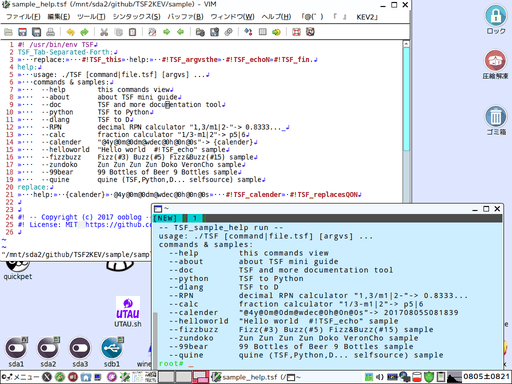 TSF syntax image